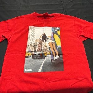 V/SUAL men’s small red shirt good condition
